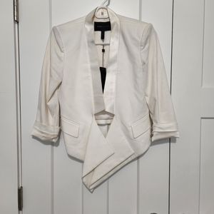 BCBG white blazer